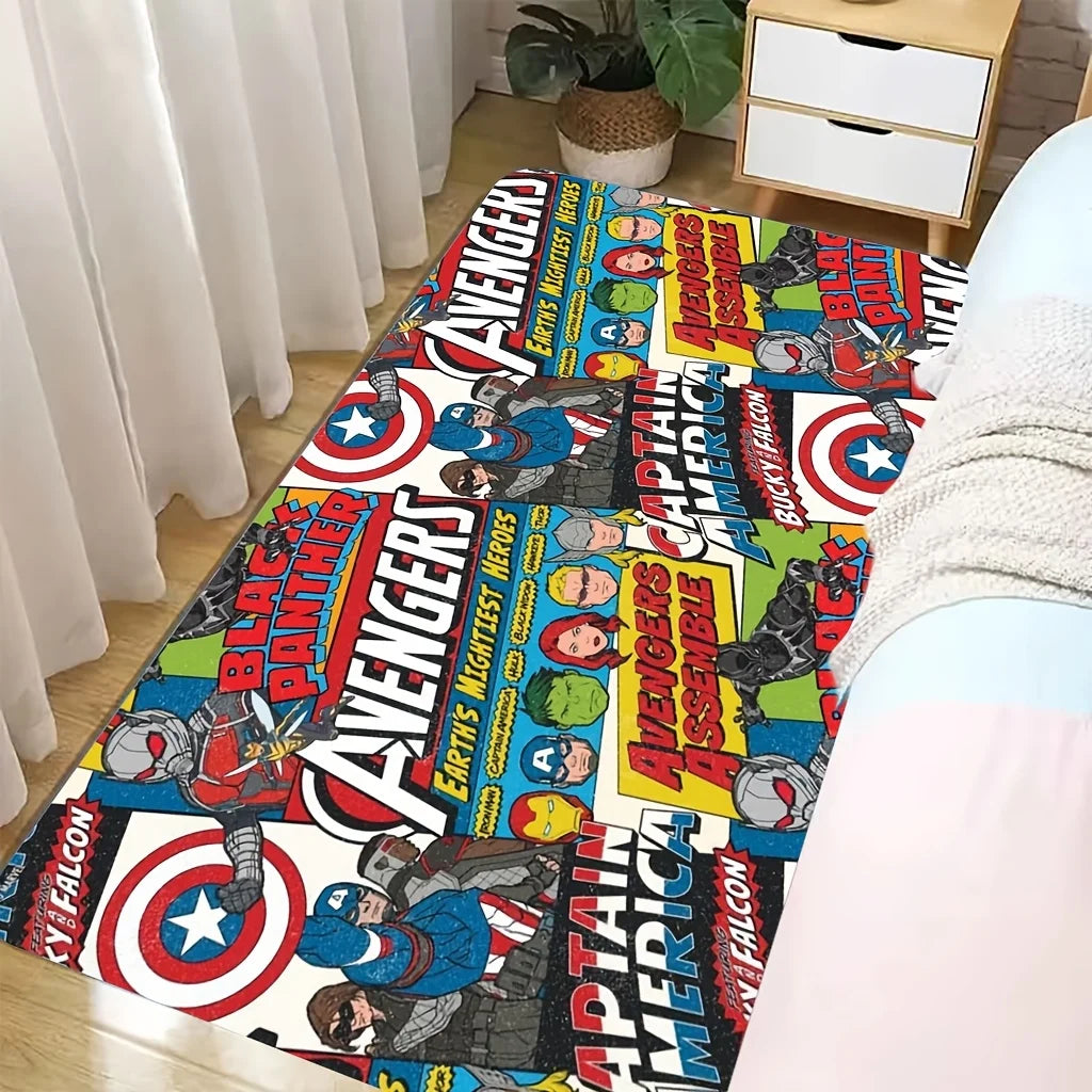 Avengers Hulk-tapijt - Vlammende explosie met rook
