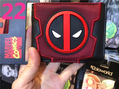 Avengers-portemonnee Deadpool – 3D-logo, rood canvas