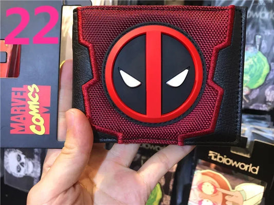 Avengers-portemonnee Deadpool – 3D-logo, rood canvas