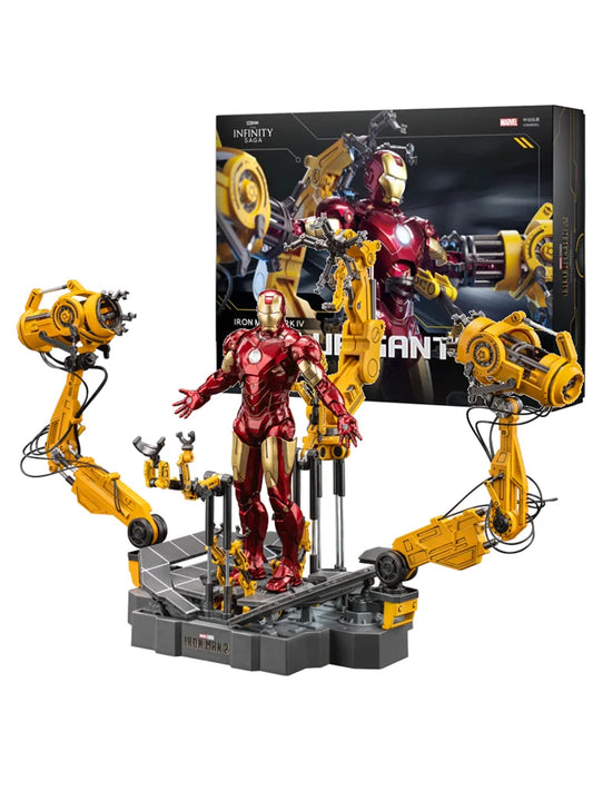 ZD Toys Iron Man MK4-figuurtje - Suit-Up Gantry met doos