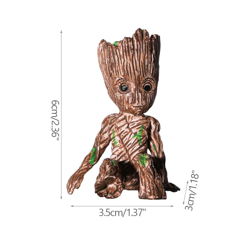 Baby Groot-plantenpot - Multifunctionele pennenhouder en opberger