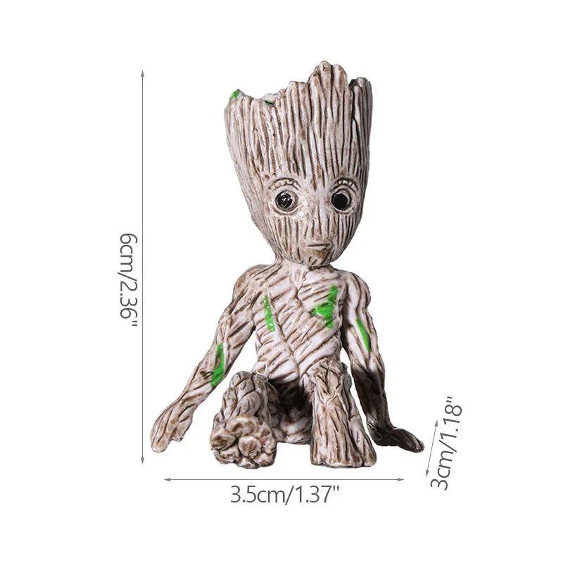 Porte-clés figurine Baby Groot 3D - Collection de costumes variés