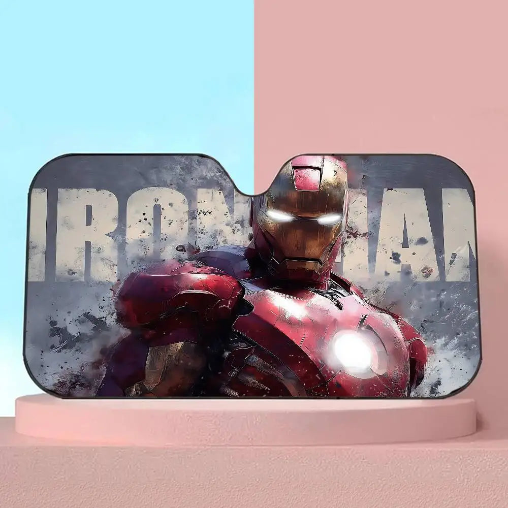 Iron Man-zonwering voor de auto - Uv-bescherming voor de voorruit