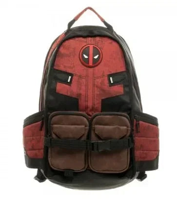 Avengers Deadpool-rugzak – rood-zwart masker