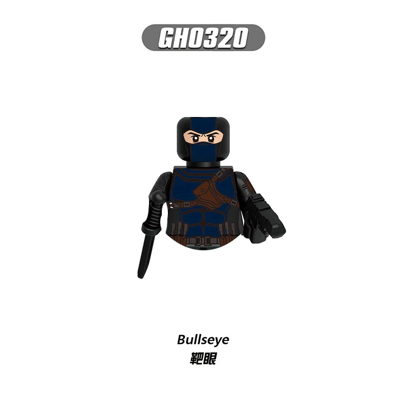 Bullseye-figuur - Marineblauw minifiguur