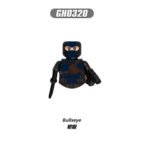 Bullseye-figuur - Marineblauw minifiguur