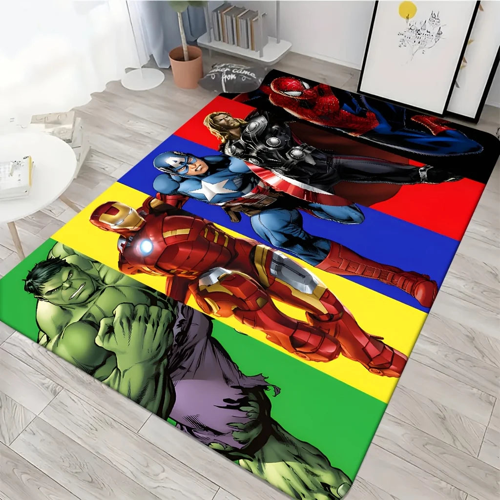 Avengers Lady Deadpool-mat - Gevecht met wapens in stripstijl