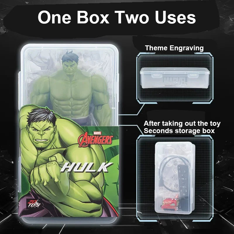 Coffret Avengers - Collection multi-personnages Iron Man Thor Hulk Spider-Man 18 cm