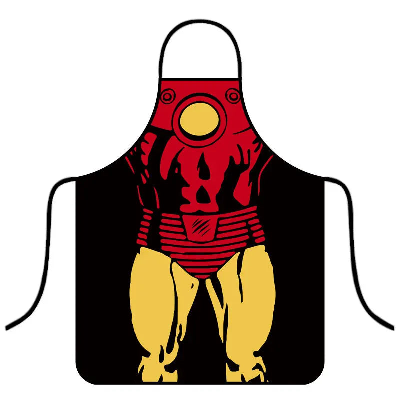 Avengers-schort Iron Man - rode-gouden gepantserde torso