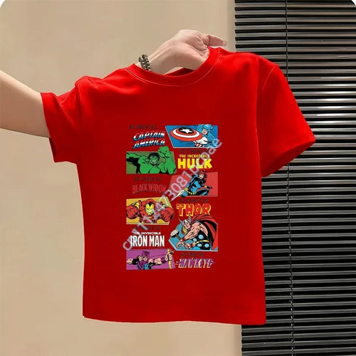 Avengers As Brave As Captain America T-shirt voor kinderen - Rood