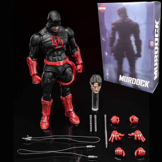 Daredevil-figuur - Zwart Shadowland-kostuum