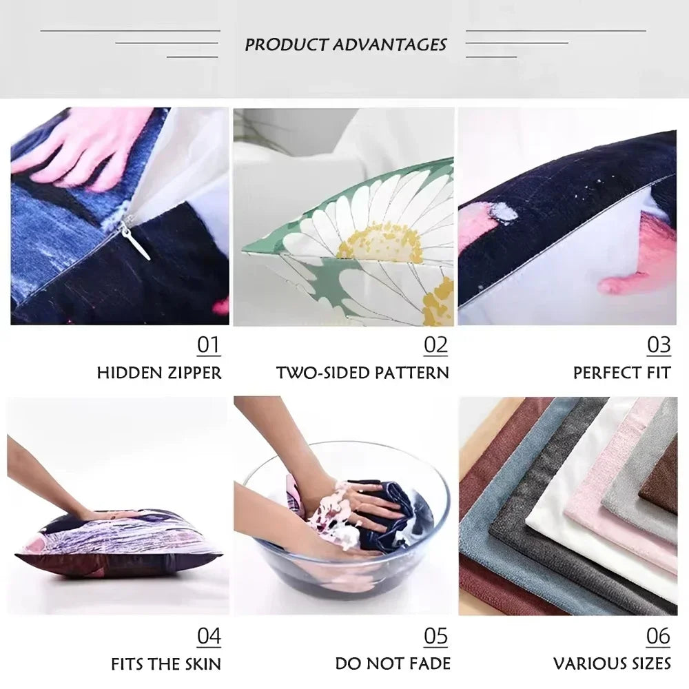 Kussenhoes Avengers-groep - Civil War-poster