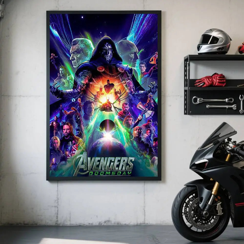 Avengers Doomsday-poster - Donker ontwerp met Doctor Doom