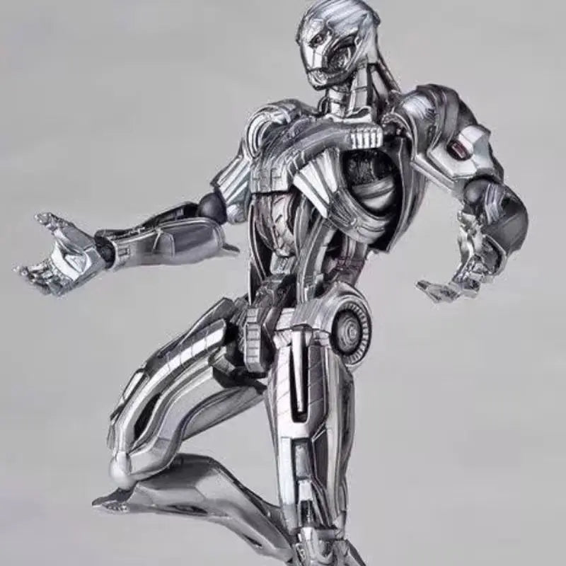 Revoltech Yamaguchi Ultron-figuur - Beweegbaar monochroom PVC