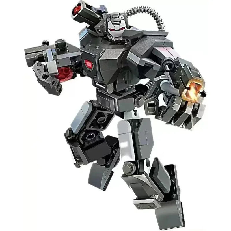 Set de blocs de construction Mecha Avengers - Captain America, Hulk, Wolverine et Thanos