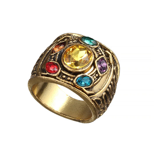 Thanos Infinity Gauntlet-ring - Gouden Infinity Stones