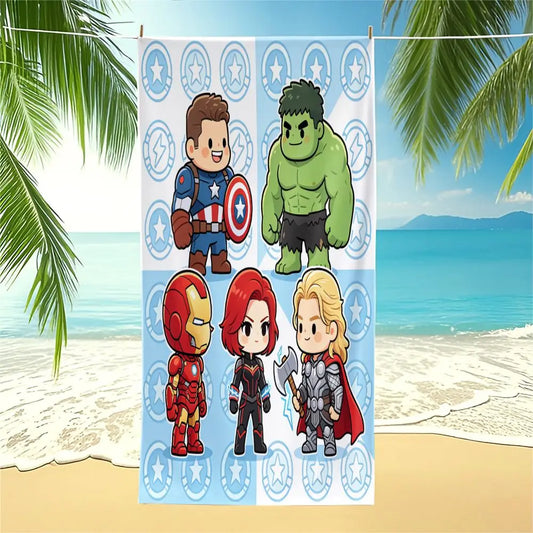 Avengers Chibi-microvezelstrandlaken - Personages
