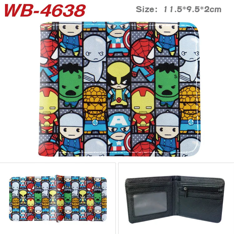 Avengers-portemonnee Deadpool – bruin met goudkleurig motief