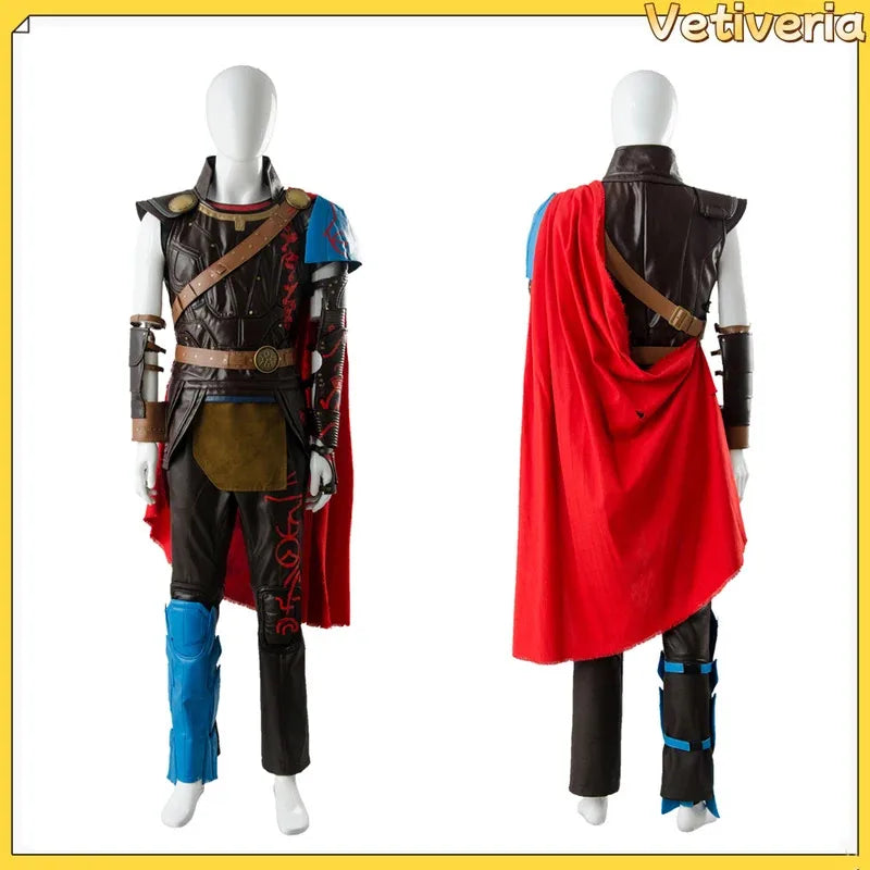 Thor Ragnarok-cosplaykostuum - Gladiatoroutfit met cape