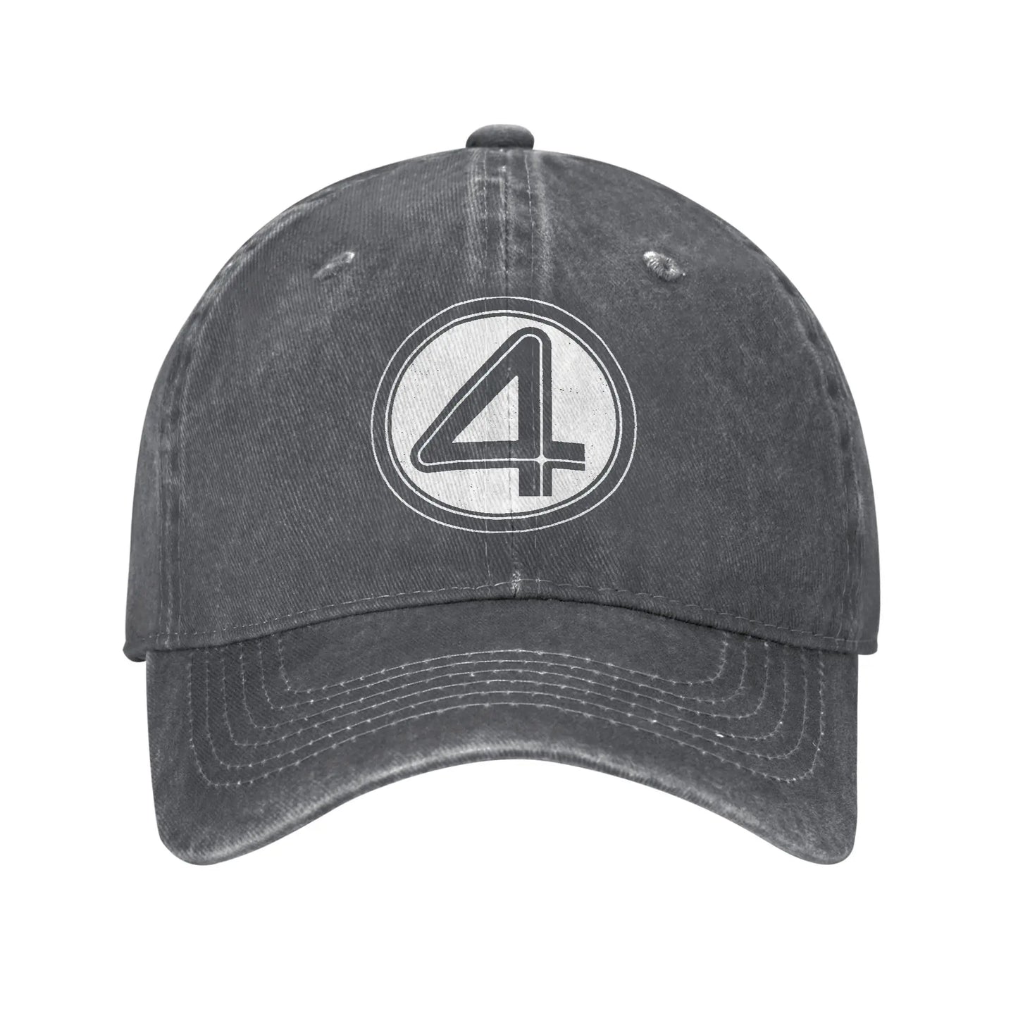 Fantastic Four-pet - verwassen donkergrijze denim