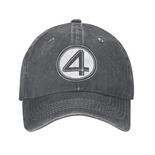 Fantastic Four-pet - verwassen donkergrijze denim