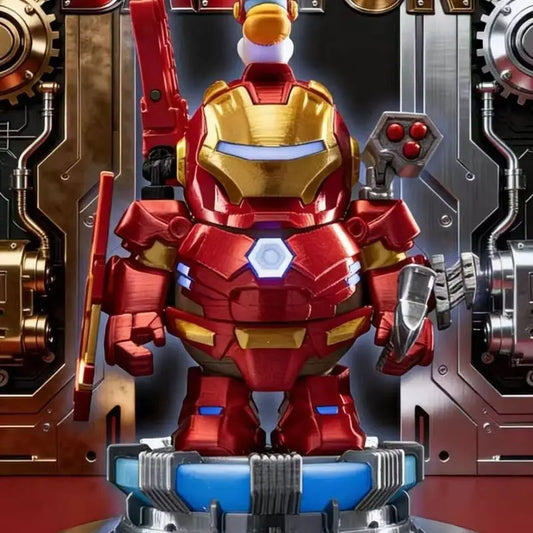 Iron Man-capybarafiguur - Rood-gouden pantser