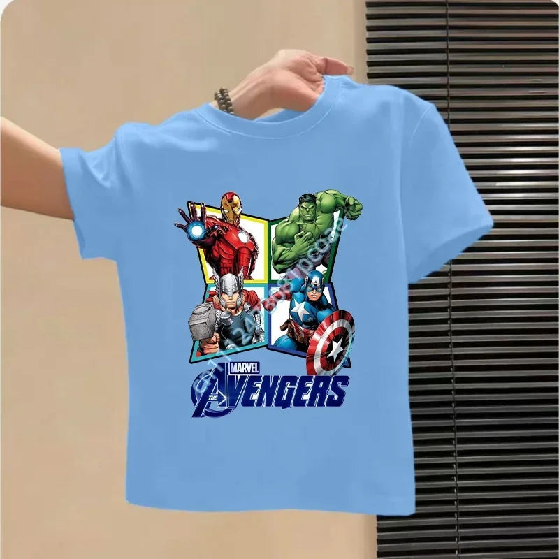 Avengers T-shirt voor kinderen - Avengers-logodesign blauw