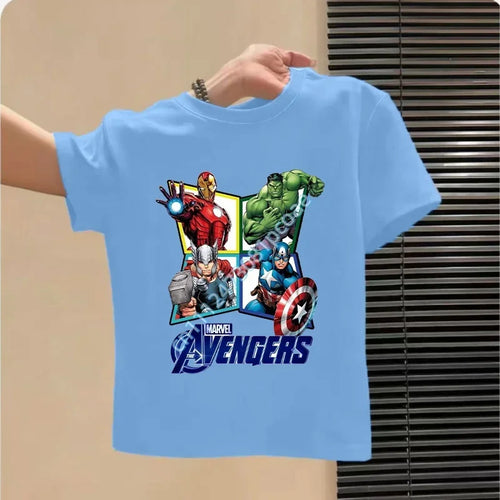 Avengers T-shirt voor kinderen - Avengers-logodesign blauw