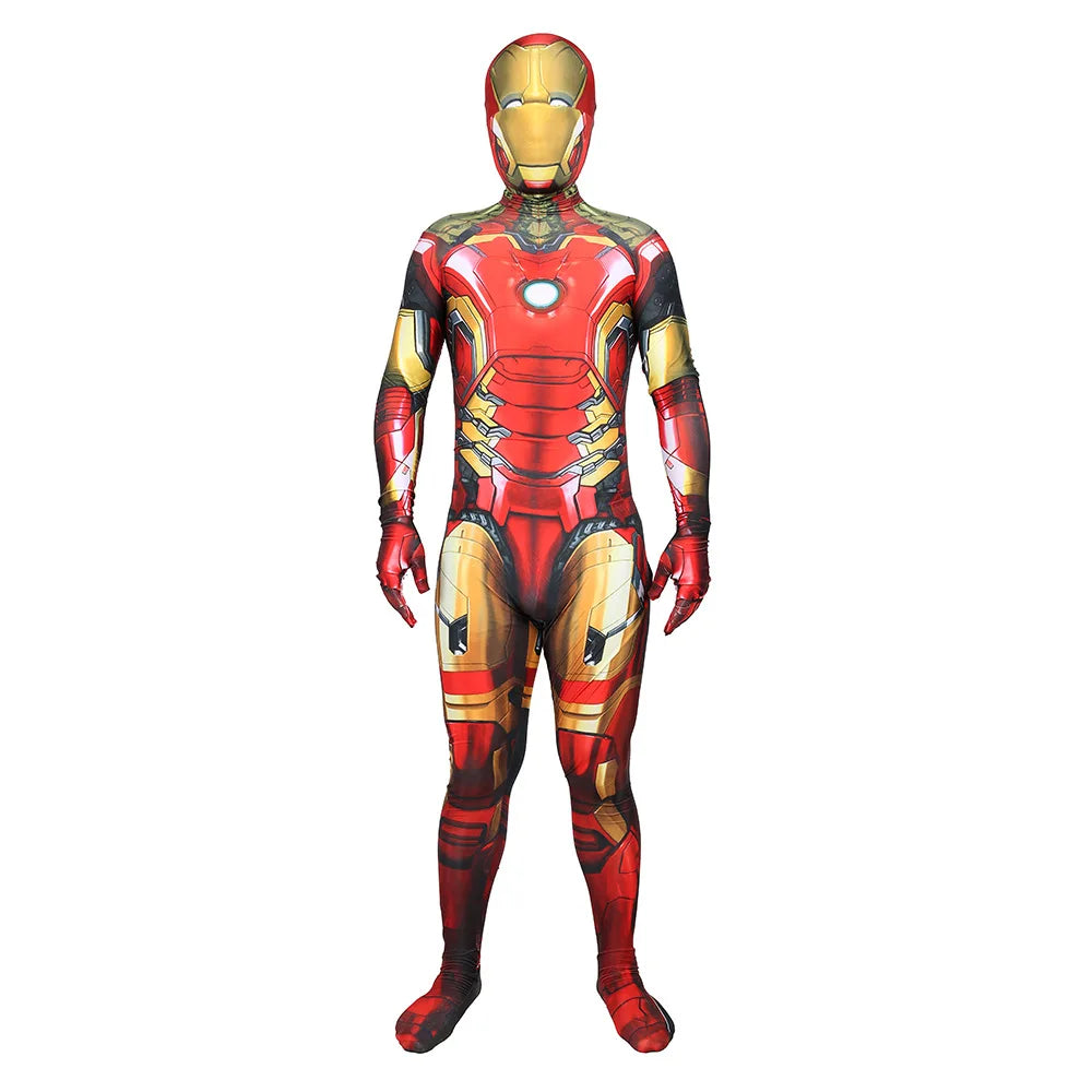 Iron Man Jarvis-kostuum voor kinderen - pak met afneembare lichtgevende helm