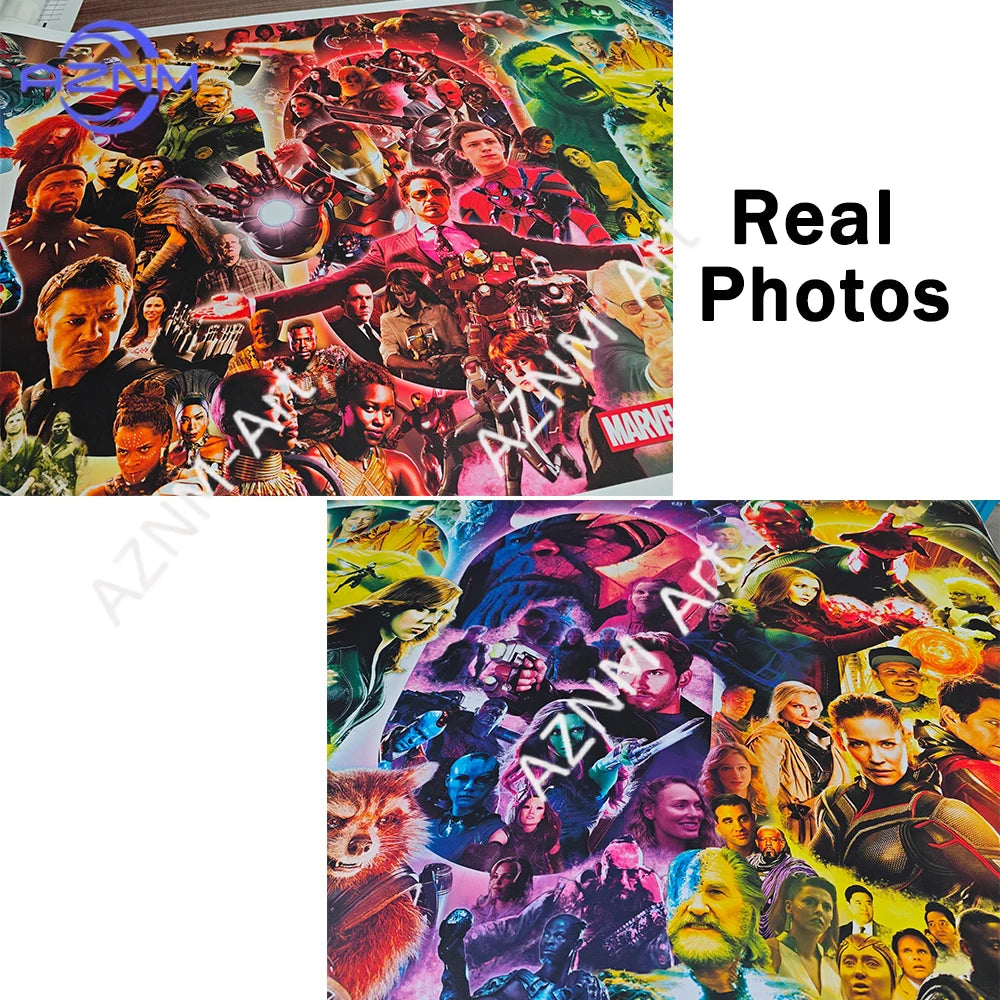 Poster Avengers Wolverine - Zwart-witte inkt met rode zon