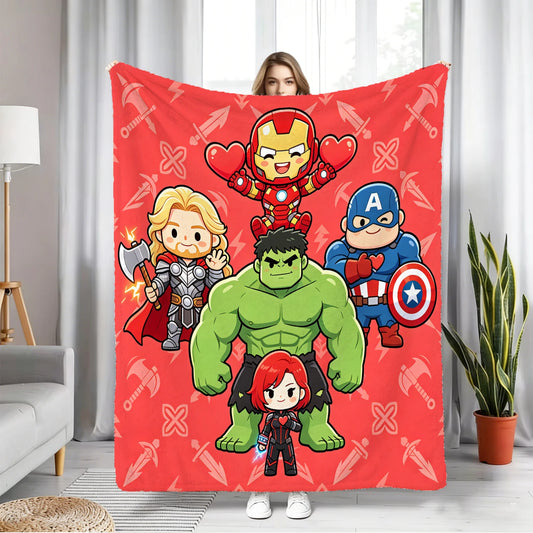 Fleeceplaid Avengers Chibi - Rood team