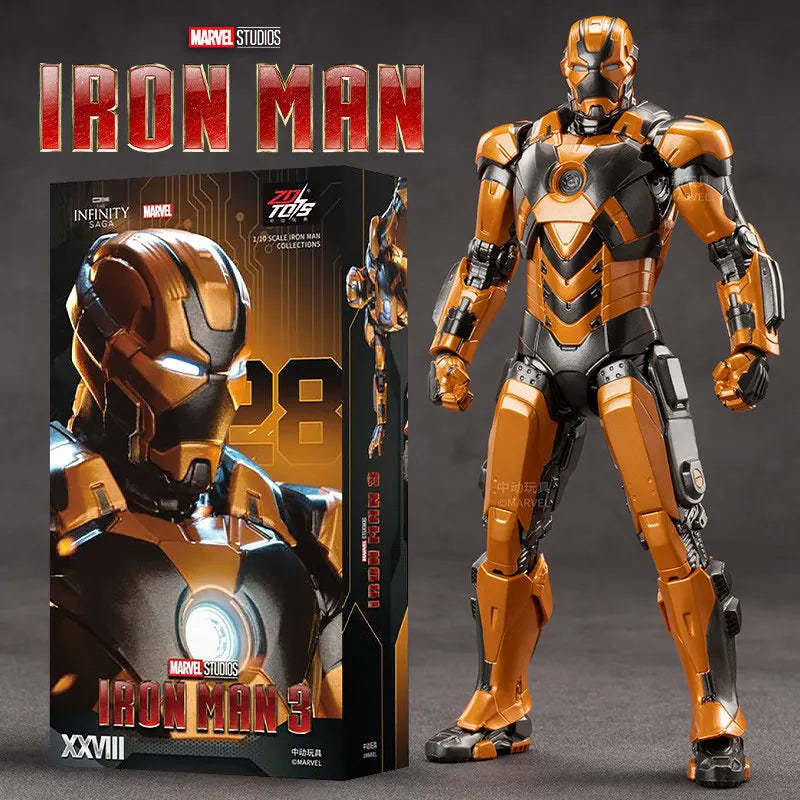 ZD Toys Iron Man MK28 Hot Rod-figuur - Variant met doos XXVIII