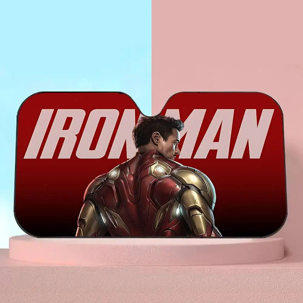 Iron Man-zonwering voor de auto - Uv-bescherming voor de voorruit
