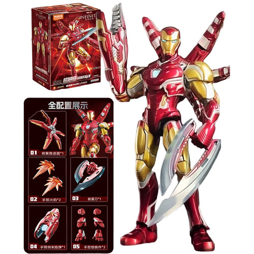 Blokees Avengers Iron Man MK85-figuurtje - energiemessen, Infinity Saga