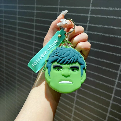 Avengers Hulk-siliconenportemonnee - Groen gezicht