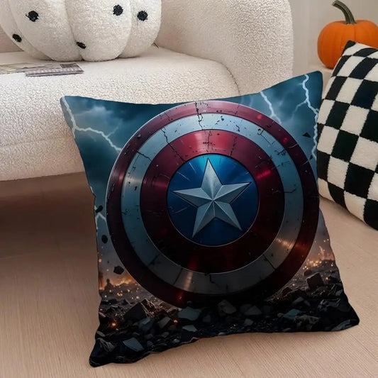 Kussenhoes Captain America - Heroïsche blik