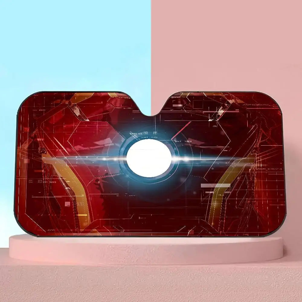 Iron Man-zonwering voor de auto - Uv-bescherming voor de voorruit