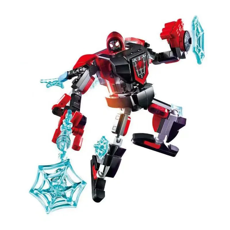 Set de blocs de construction Mecha Avengers - Captain America, Hulk, Wolverine et Thanos
