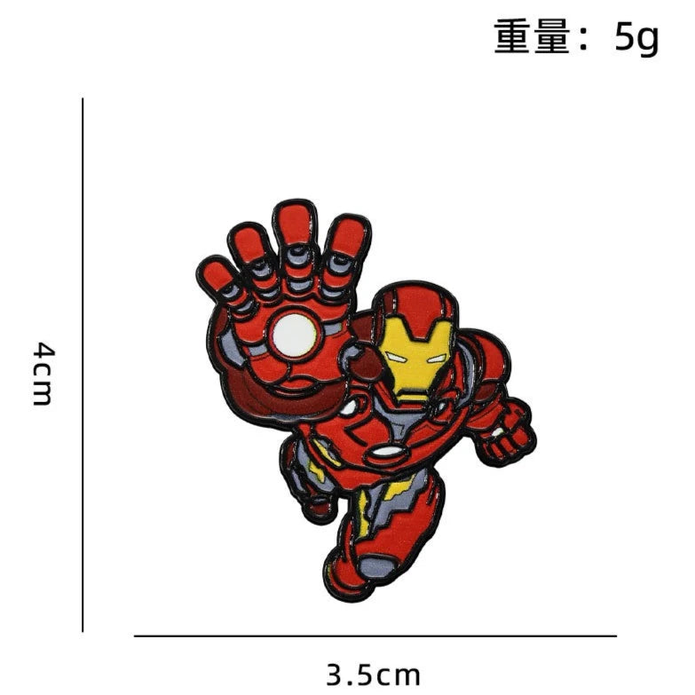 Avengers-emaille badge - Iron Man