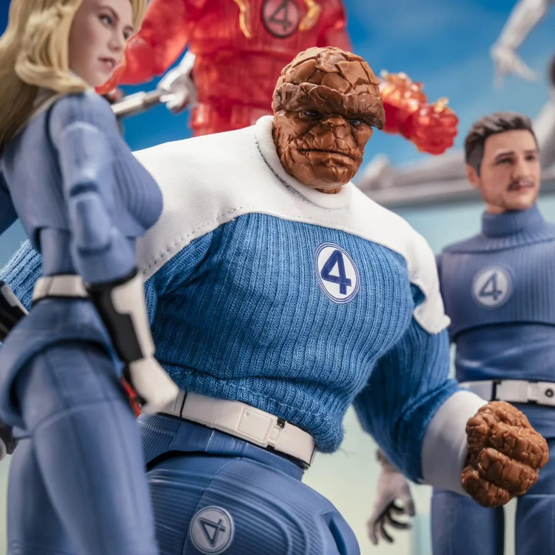 The Thing-figuurtje – blauw-wit uniform van de Fantastic Four